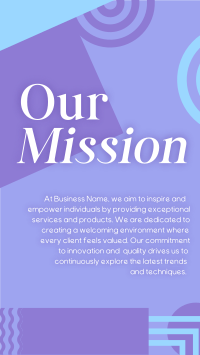 Our Abstract Mission Facebook Story