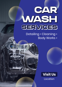 Carwash Auto Detailing Flyer