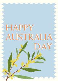 Golden Wattle Stamp Flyer