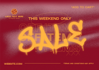 Urban Weekend Sale Postcard