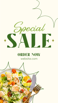 Salad Special Sale Facebook Story