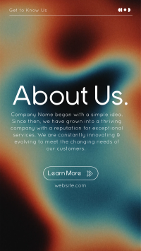 Agnostic About Us  Instagram Reel Design