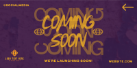 Contemporary Coming Soon Twitter Post Design