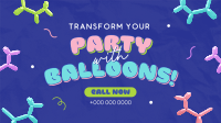 Quirky Party Balloons Video