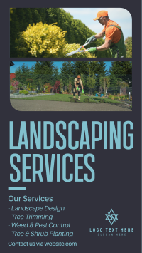 Landscaping Services Facebook Story