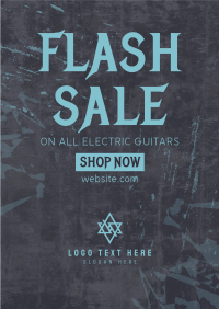 Guitar Flash Sale Poster