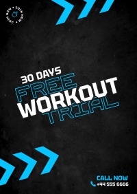 30 Days Workout Flyer