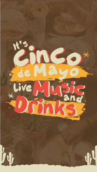 Cinco De Mayo Party Facebook Story