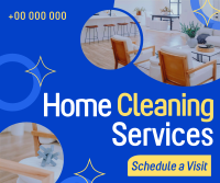 Modern Cleaning Service Facebook Post