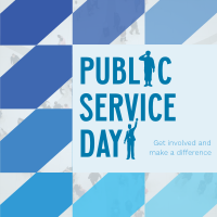 Minimalist Public Service Day Reminder Instagram Post