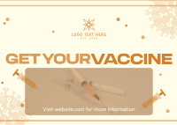 Get Your Vaccine Postcard