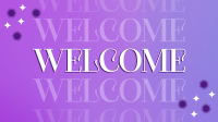 Gradient Sparkly Welcome Video