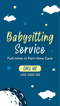 Cute Babysitting Services TikTok Video