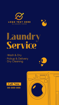 Laundry Service Instagram Story