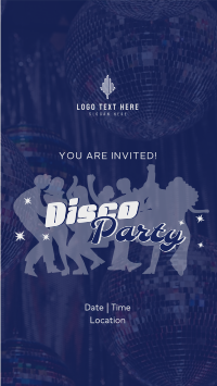 Disco Fever Party Instagram Story