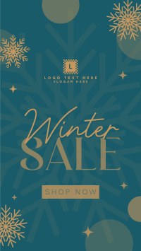 Winter Snowball  Sale Facebook Story