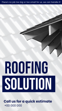 Roofing Solution Instagram Story