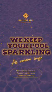 Sparkling Pool Services Facebook Story