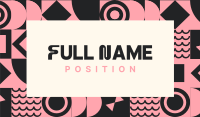 Geometric Galore Business Card