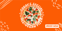 Vegan Pizza Twitter Post