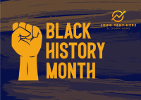 Black History Month Postcard