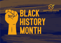 Black History Month Postcard Image Preview