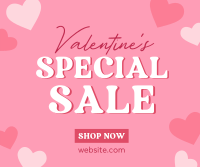 Valentine Hearts Special Sale Facebook Post