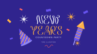 New Year Countdown Party Facebook Event Cover