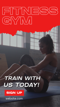 Train With Us Instagram Story