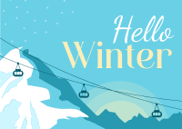 Winter Postcard example 1