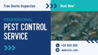 Professional Pest Control Facebook Event Cover