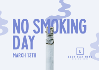 Non Smoking Day Postcard Design