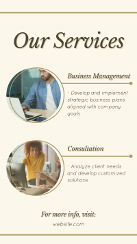 Services for Business Instagram Story