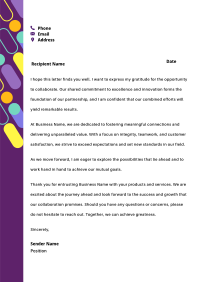 Mix Confetti Letterhead