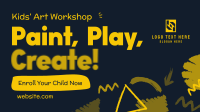 Painting Children Workshop Animation
