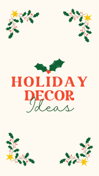 Christmas Decoration Ideas Instagram Story