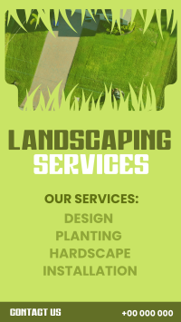 Clean Landscape Professionals TikTok Video Design