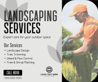 Professional Landscape Services Facebook Post