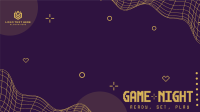 Futuristic Game Night Zoom Background