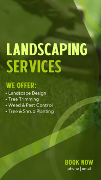 Professional Landscaping Instagram Story Design