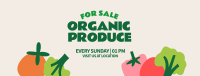 Organic Vegetables Facebook Cover