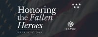 Honoring Fallen Soldiers Facebook Cover Image Preview