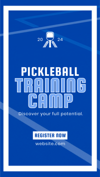 Classic Sporty Pickleball Training Video