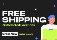 Cool Free Shipping Deals Postcard