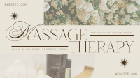 Sophisticated Massage Therapy Facebook Event Cover