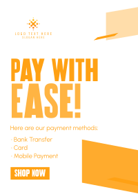 Minimalist Online Payment Poster