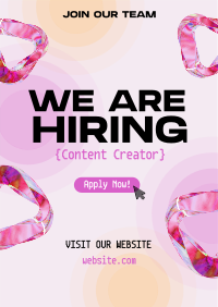 Modern Now Hiring Flyer Design