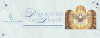 Elegant Day of Prayer Facebook Cover