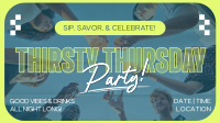 Thirsty Thursday Party Drinks Animation