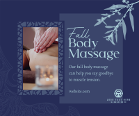 Luxe Body Massage Facebook Post